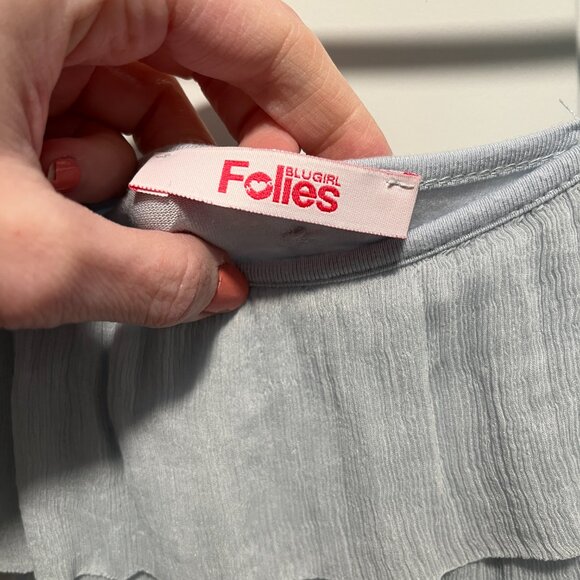 Pastel Blue Dress Blugirl Folies - Silk Insert - Picture 5 of 9